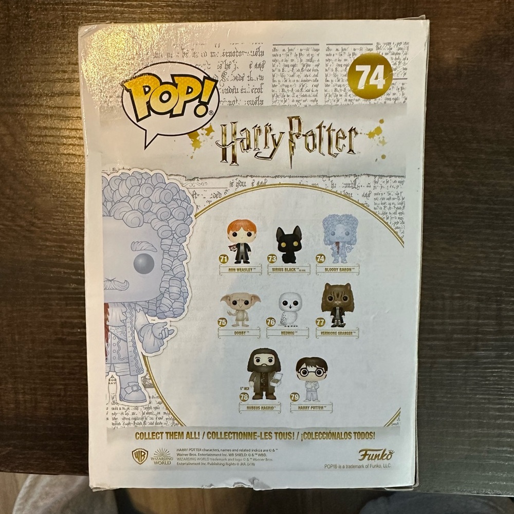 Funko Pop! Harry Potter Series Figure Bloody Baron - Picture 3 of 4